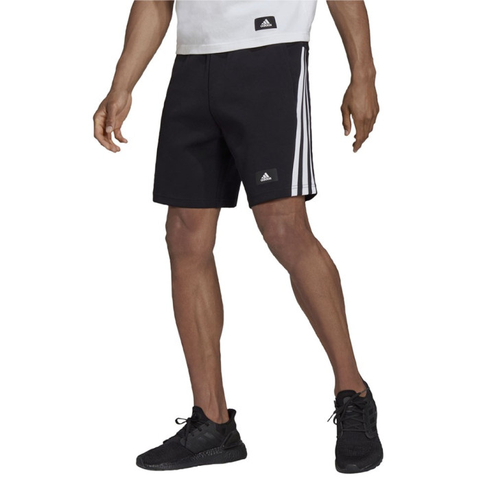 ADIDAS Shorts Sportivi 3 Stripes Eco Nero Uomo
