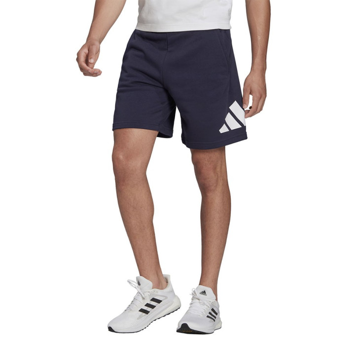 ADIDAS Shorts Sportivi Logo Eco Blu Uomo