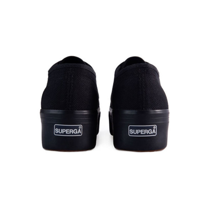 Superga 2790 Cotw Up&Down Zeppa 4Cm Nero - Sneakers Donna
