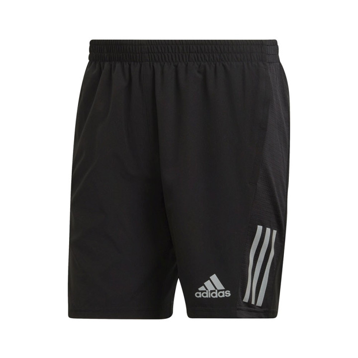 ADIDAS Pantaloncini Running Own Nero Argento Uomo