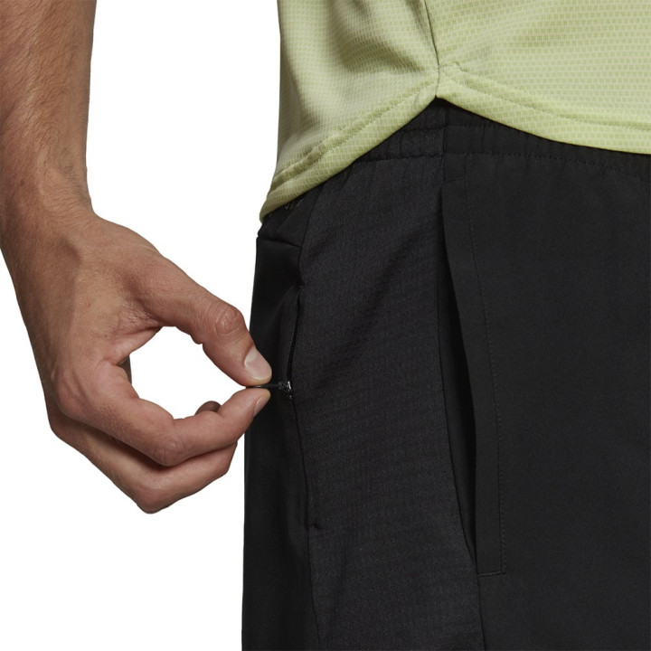 ADIDAS Pantaloncini Running Own Nero Argento Uomo