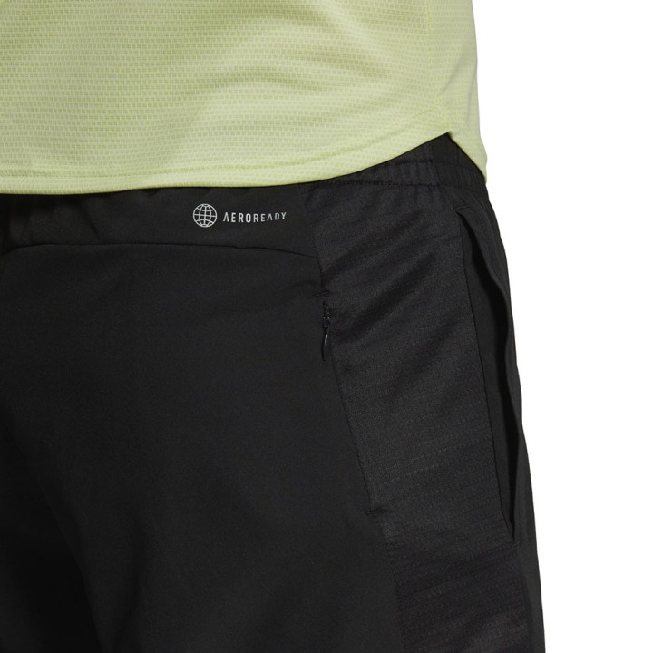 ADIDAS Pantaloncini Running Own Nero Argento Uomo