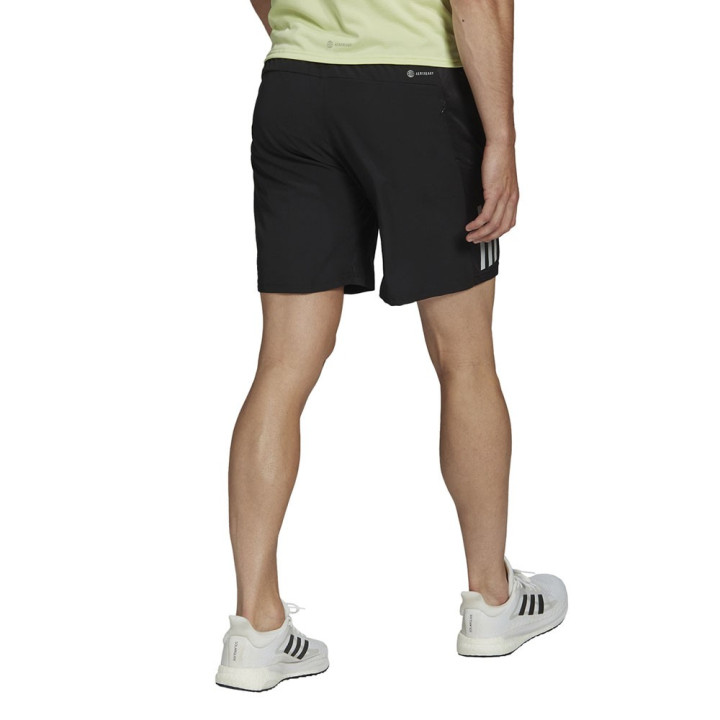 ADIDAS Pantaloncini Running Own Nero Argento Uomo