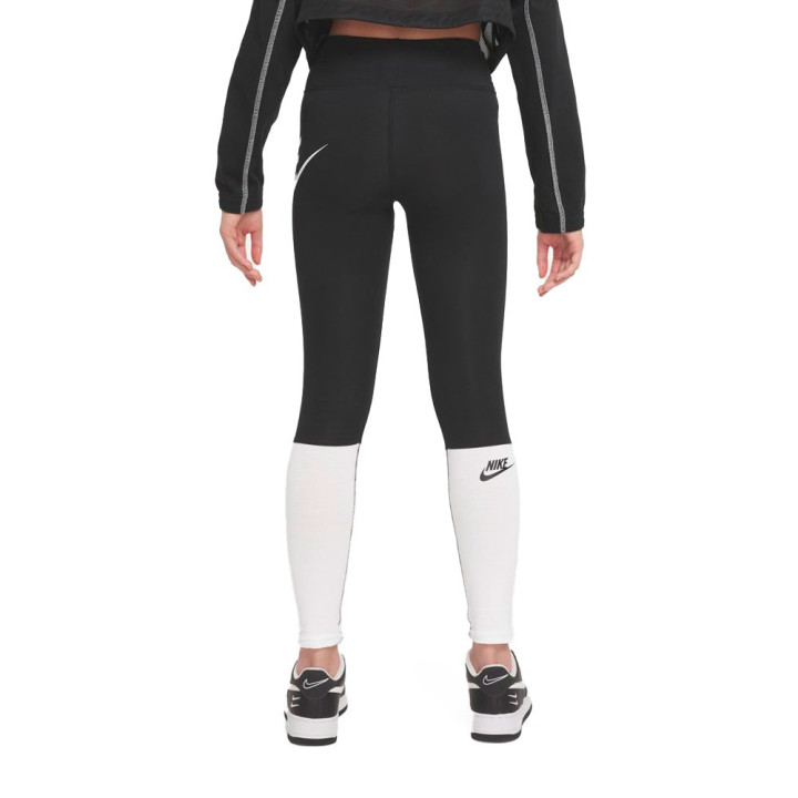 Nike Leggings Bicolor Nero Bambina