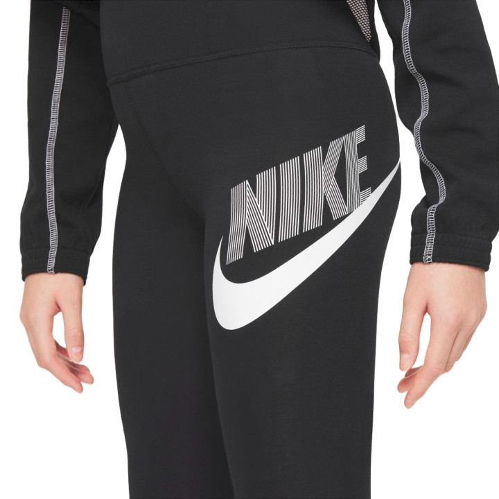 Nike Leggings Bicolor Nero Bambina