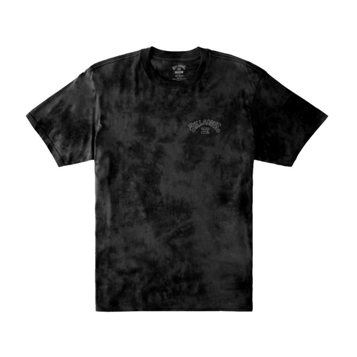 Billabong T-Shirt Logo Tie Die Nero Uomo