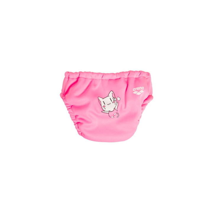 Arena Costume Slip Aqua Nappy Rosa Bianco Neonato