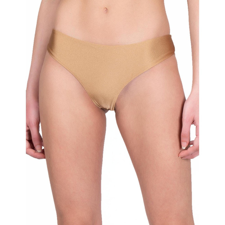Effek Costume Slip Arricciato Oro Donna
