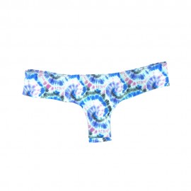 Monokini azzurro bianco