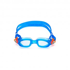 Occhialini Nuoto Moby Kid clear Lens blu arancio
