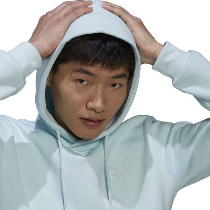 ADIDAS Originals Felpa Logo Piccolo Azzurro Uomo
