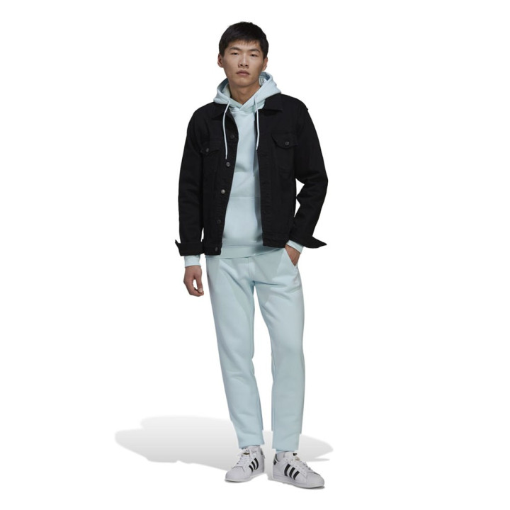 ADIDAS Originals Felpa Logo Piccolo Azzurro Uomo