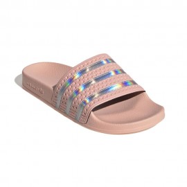 Adilette rosa/argento