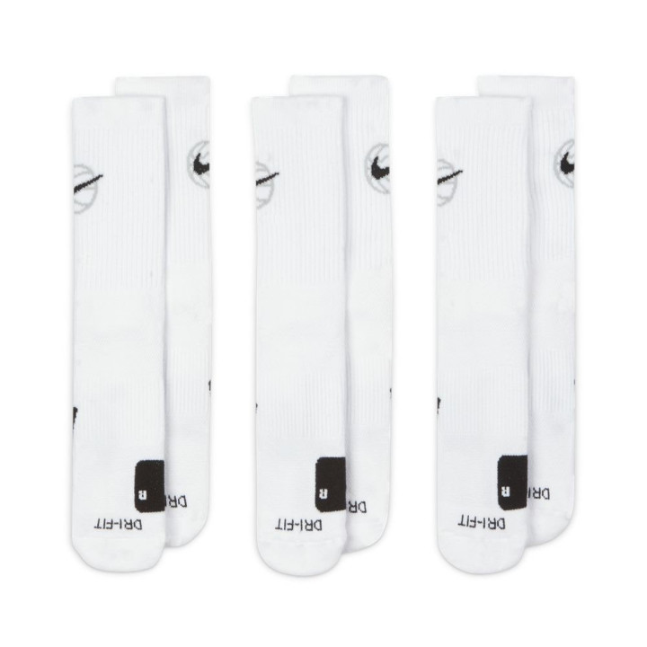 Nike Calze X3  Everyday Crew Bianco