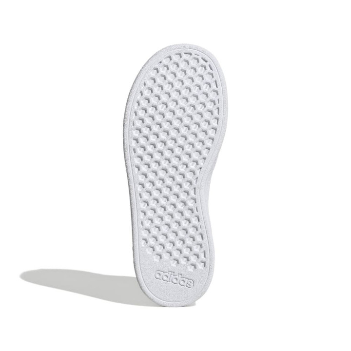 ADIDAS Court 2.0 El K Ps Bianco Argento - Sneakers Bambina