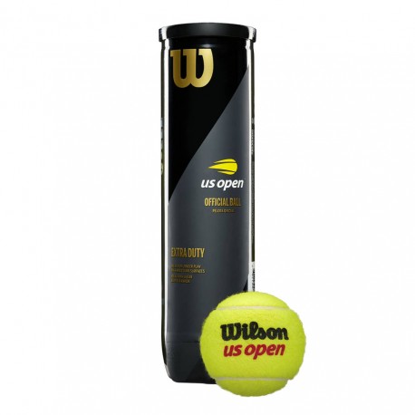 Wilson X4 Us Open Giallo - Tubo Palline Da Tennis