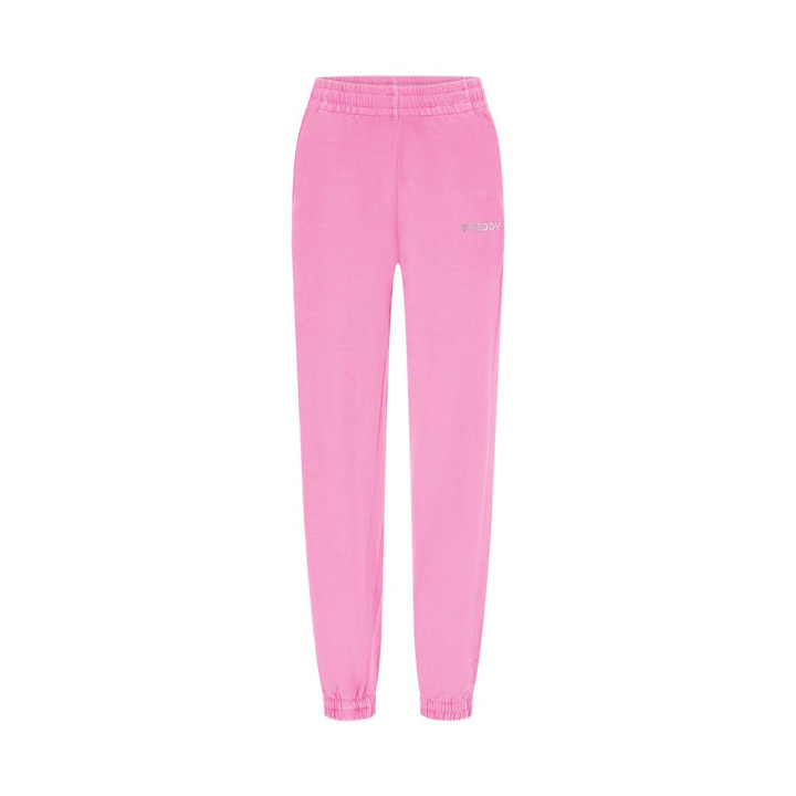 Freddy Pantaloni Con Polsino Fucsia Donna