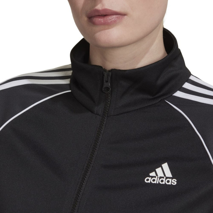 ADIDAS Tuta Sportiva Con Pantapalazzo Nero Donna