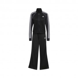 ADIDAS Tuta Sportiva Con Pantapalazzo Nero Donna