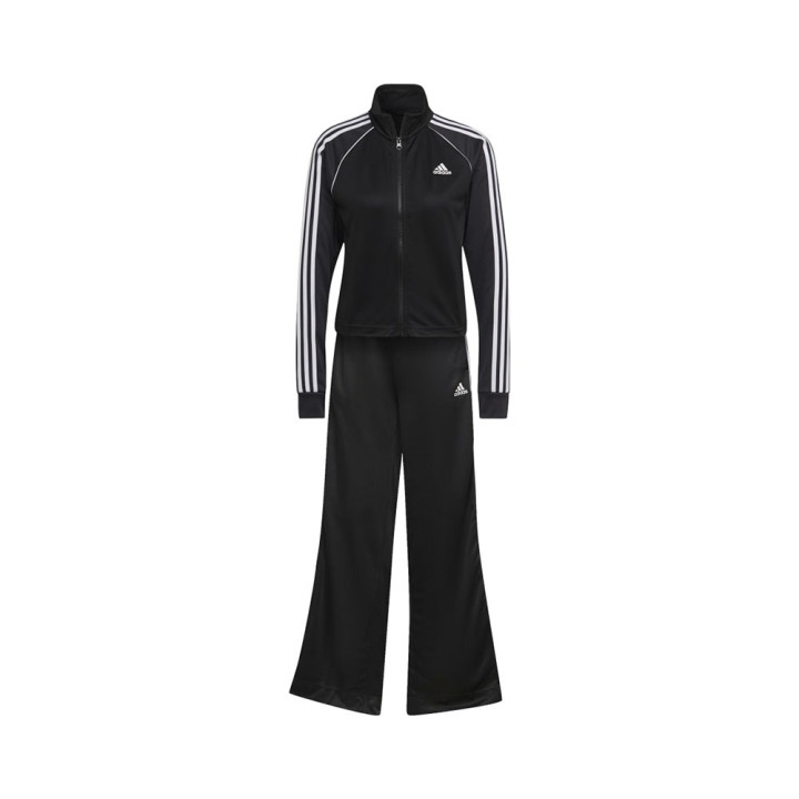 ADIDAS Tuta Sportiva Con Pantapalazzo Nero Donna