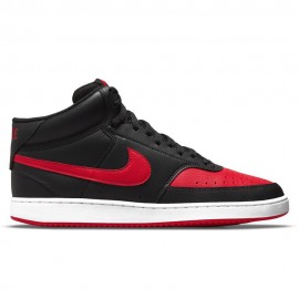 Court Vision Mid nero rosso