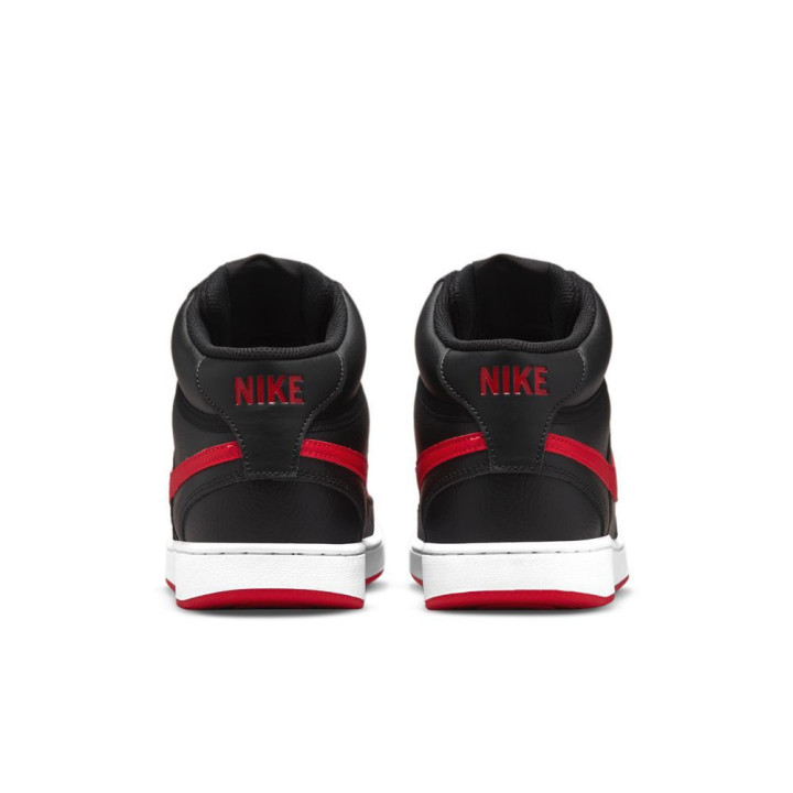 Nike Court Vision Mid Nero Rosso - Sneakers Uomo
