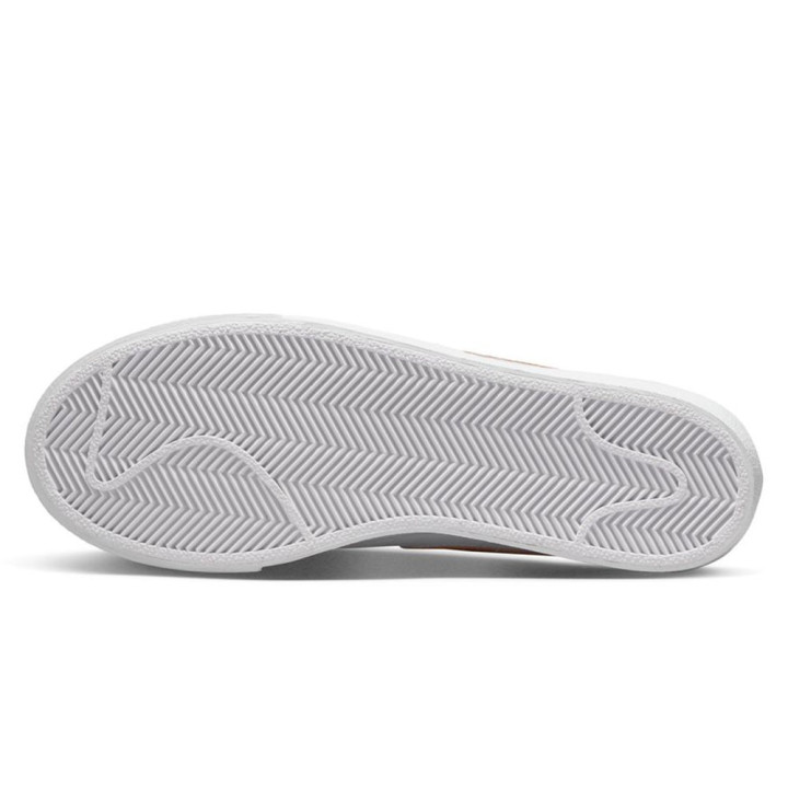 Nike Blazer Low Platform New Bianco Bronzo - Sneakers Donna