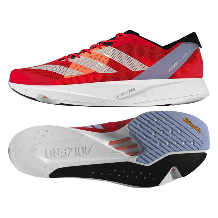 ADIDAS Adizero Takumi Sen 9 Rosso - Scarpe Running Uomo