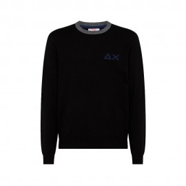 Maglione Girocollo Big logo nero