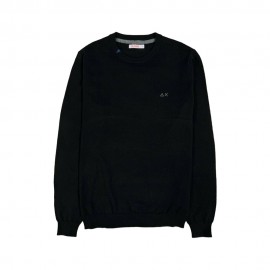 Maglione Girocollo logo Piccolo nero
