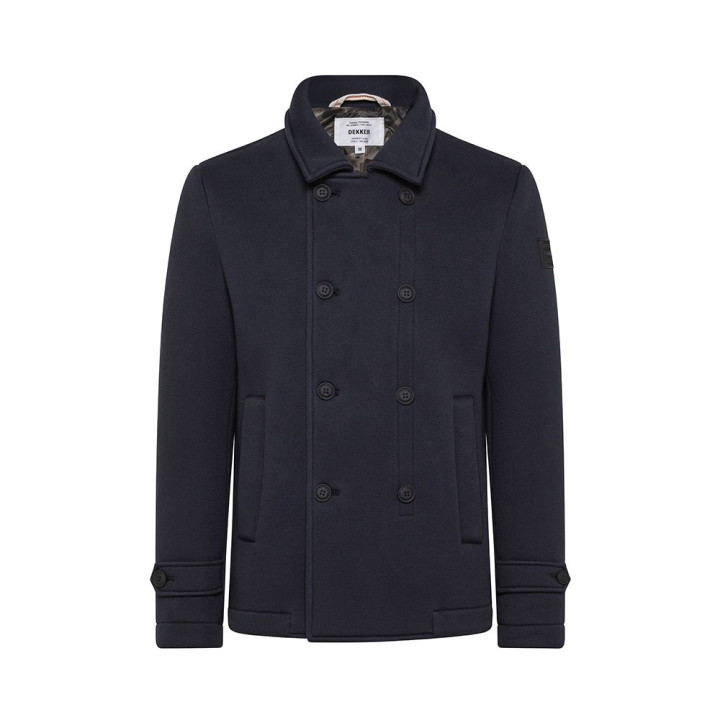 Dekker Cappotto Doppio Petto Blu Uomo