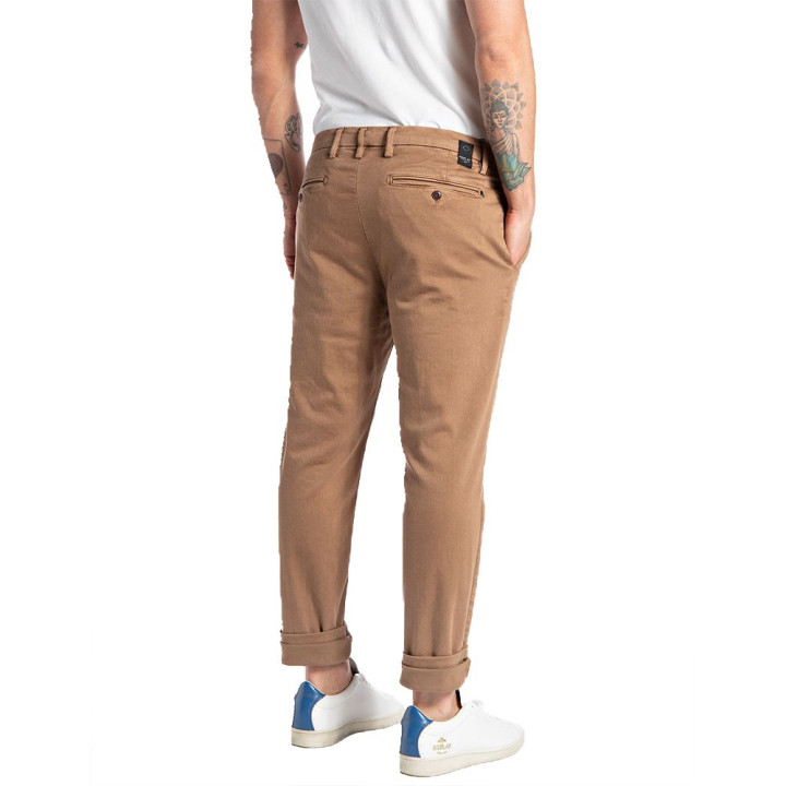 Replay Pantaloni Hiperflex Biscotto Uomo