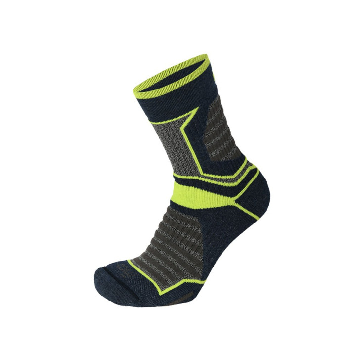 Mico Sport Calza Trekking Jr 2588  Blu/Giallo Fluo