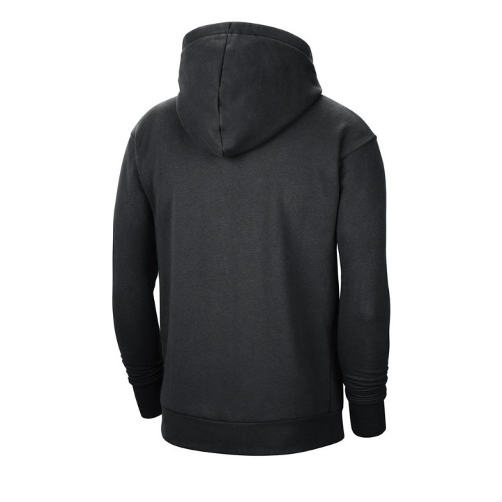 Nike Felpa Nba Nets Flc Essential Nero Bianco Uomo