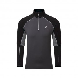 Microfleece Interfused Ii Core Stretch grigio nero