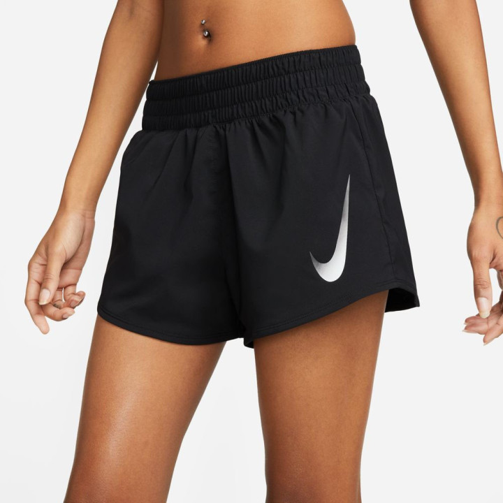 Nike Pantaloncini Running Swoosh Veneeer Nero Donna