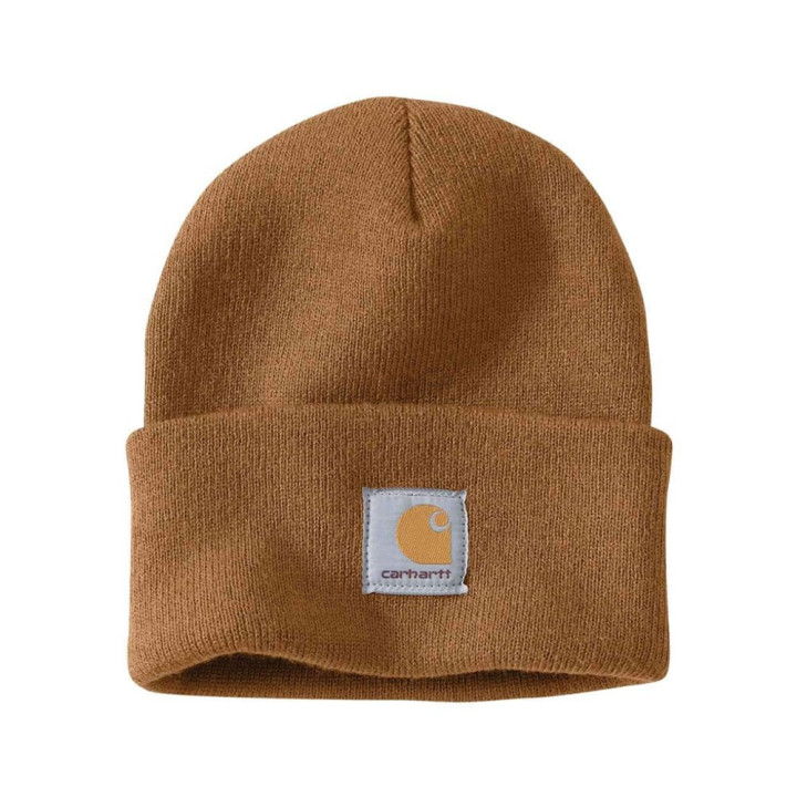Carhartt Berretto Logo Marrone Uomo