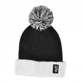 Juve Jacquard Ponpon nero bianco