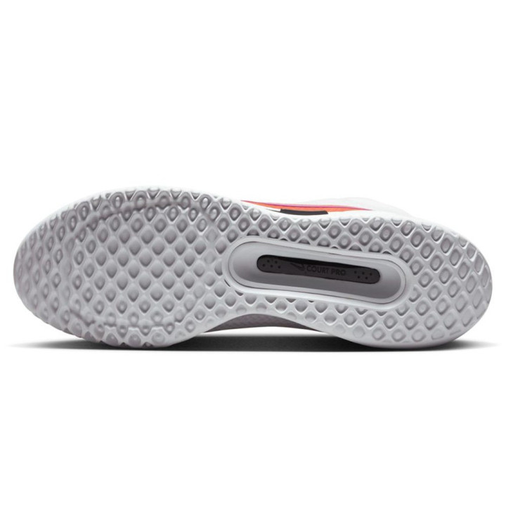 Nike Tennis Zoom Court Pro Hc White/Picante Red-Black - Scarpe Da Tennis Uomo