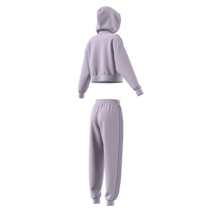ADIDAS Tuta Sportiva Tristripe Lilla Donna