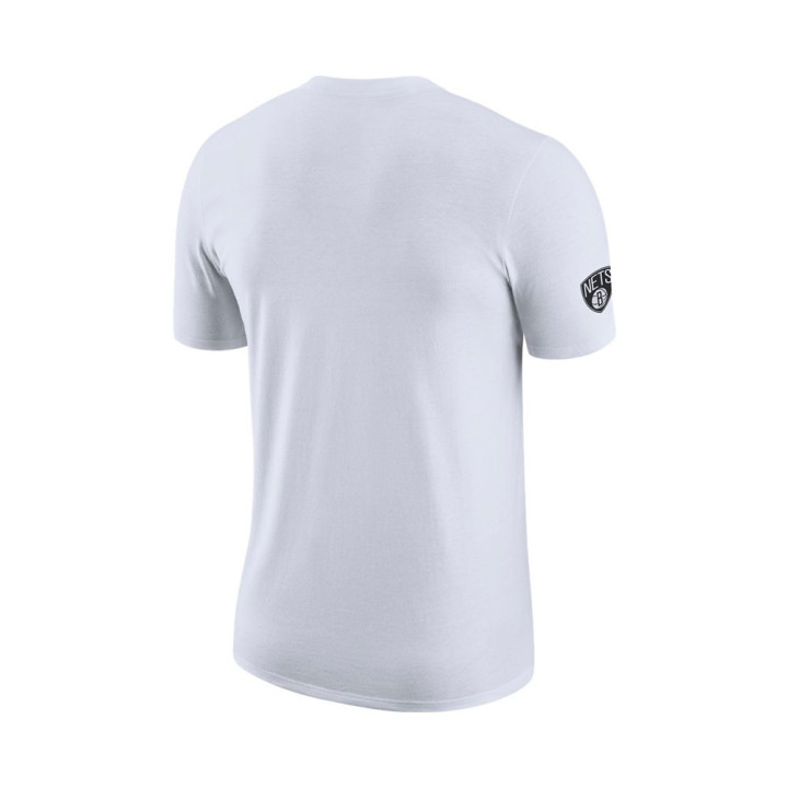 Nike T-Shirt Basket Nba Brooklyn Jordan Bianco Nero Uomo