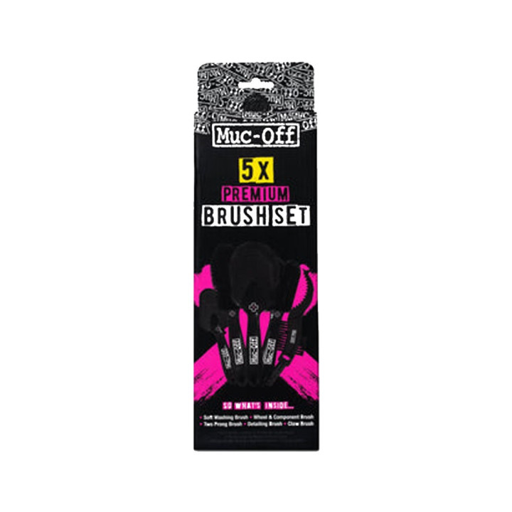 Muc-Off Set 5 Spazzole Per Pulizia Bici