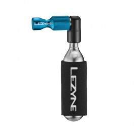 Gonfiaggio Bici Erogatore CO2 Trigger + Bomboletta 16GR nero blu