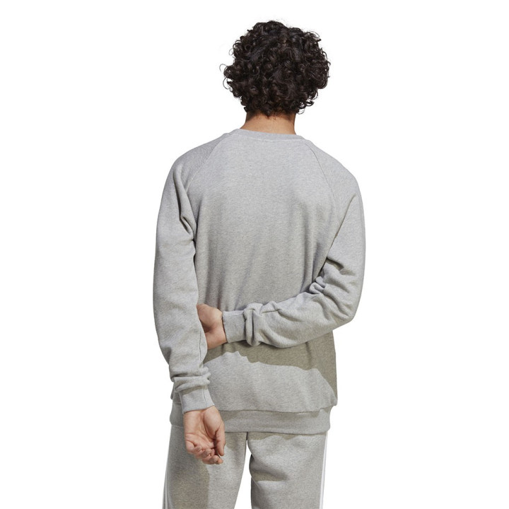 ADIDAS Originals Felpa Girocollo Big Logo Grigio Uomo