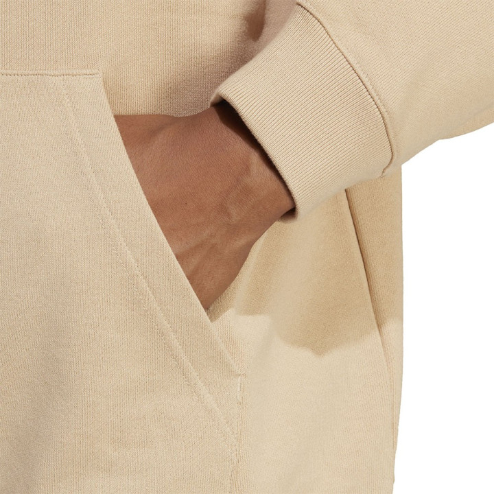 ADIDAS Originals Felpa Con Cappuccio Logo Beige Uomo
