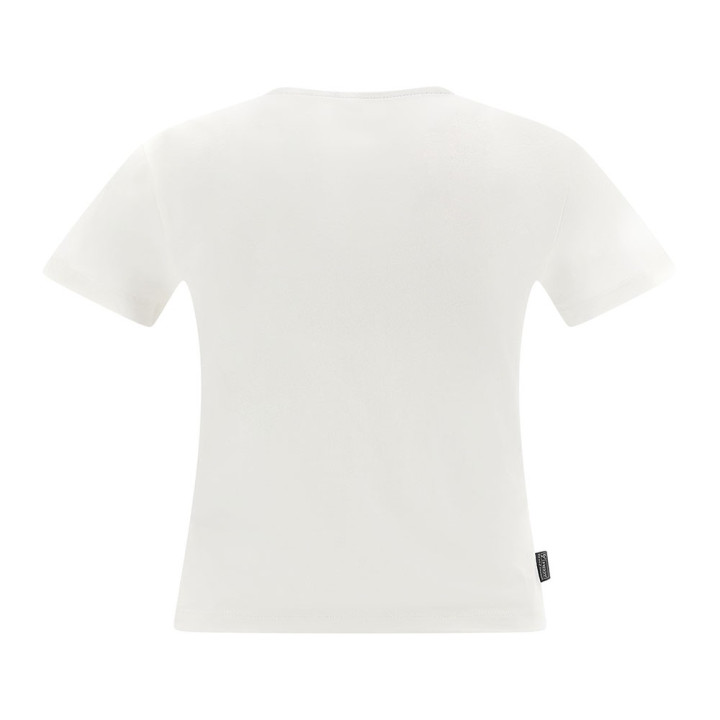 Freddy Cropped T-Shirt Evolution Bianco Donna
