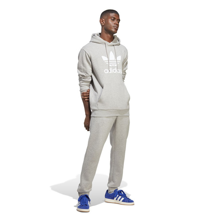 ADIDAS Originals Felpa Con Cappuccio Big Logo Grigio Uomo
