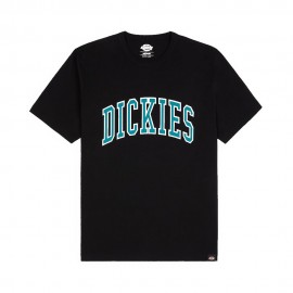 Dickies T-Shirt Logo Nero Azzurro Uomo