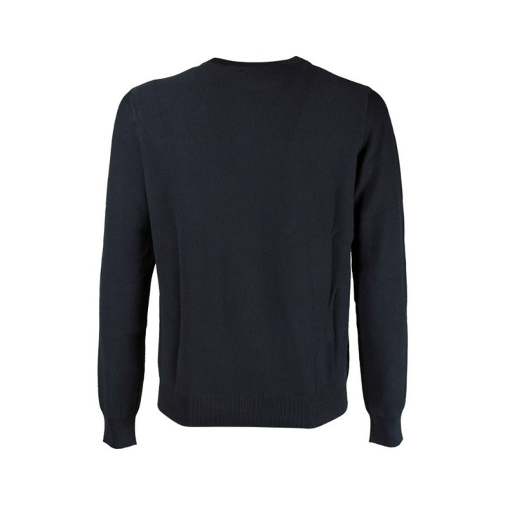 Sun 68 Maglia Maniche Lunghe Giro Piquet Blu Uomo