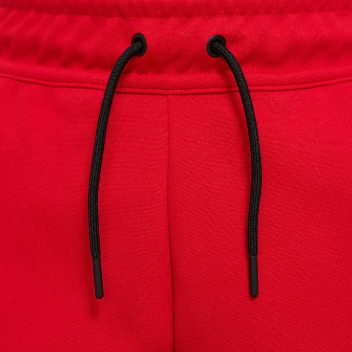 Nike Pantaloni Con Polsino Tech Fleece Rosso Nero Bambino